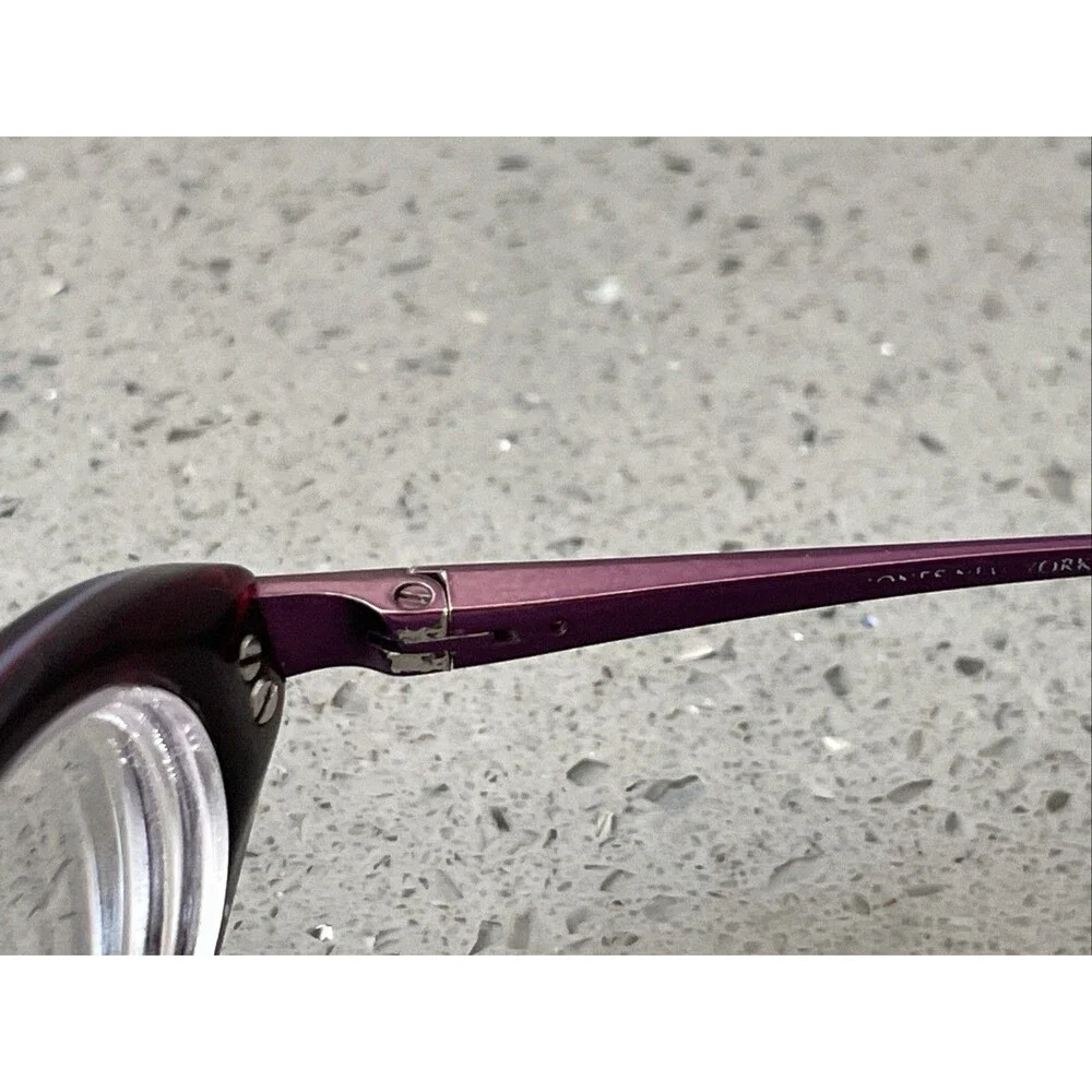 Originale JONES NEW YORK J208 Eyeglasses Frames ONLY PLUM 48-16-135